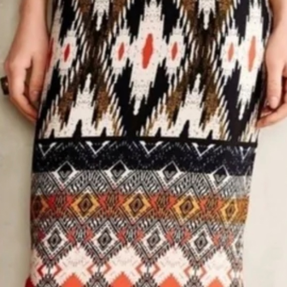 Anthropologie Meave Tribal Print Pencil Skirt - S - Picture 2 of 5